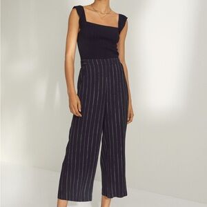 Chic Aritzia Wilfred Stripe Wide-Leg Pants - Size S